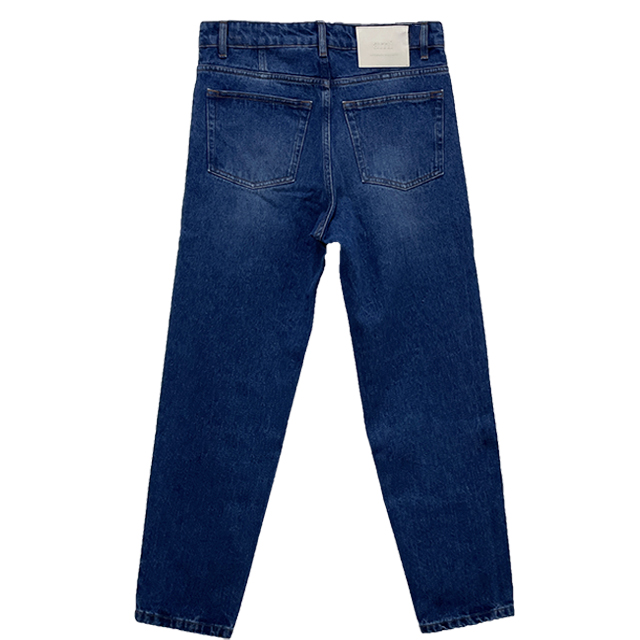 AMI Vintage Indigo Tapered Fit Denim Jeans Vintage Blue (HTR103